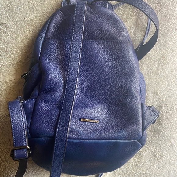 Rebecca Minkoff Mini Julian Backpack | Blue - Picture 2 of 7